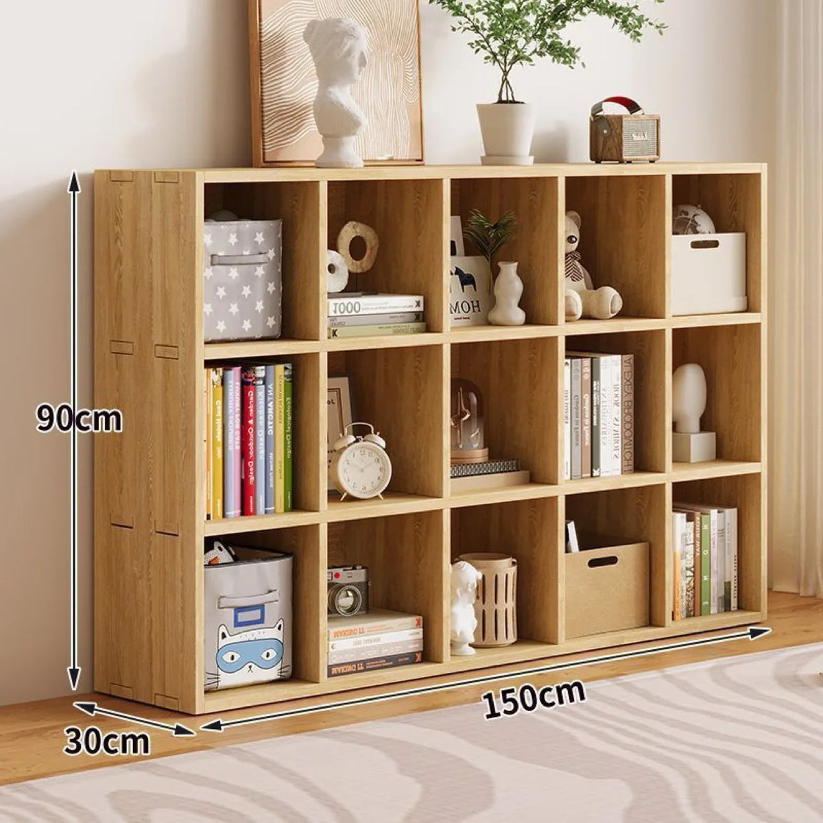 BIBLIOTHEQUE ENFANT En Bois De Pin Massif Non Peint