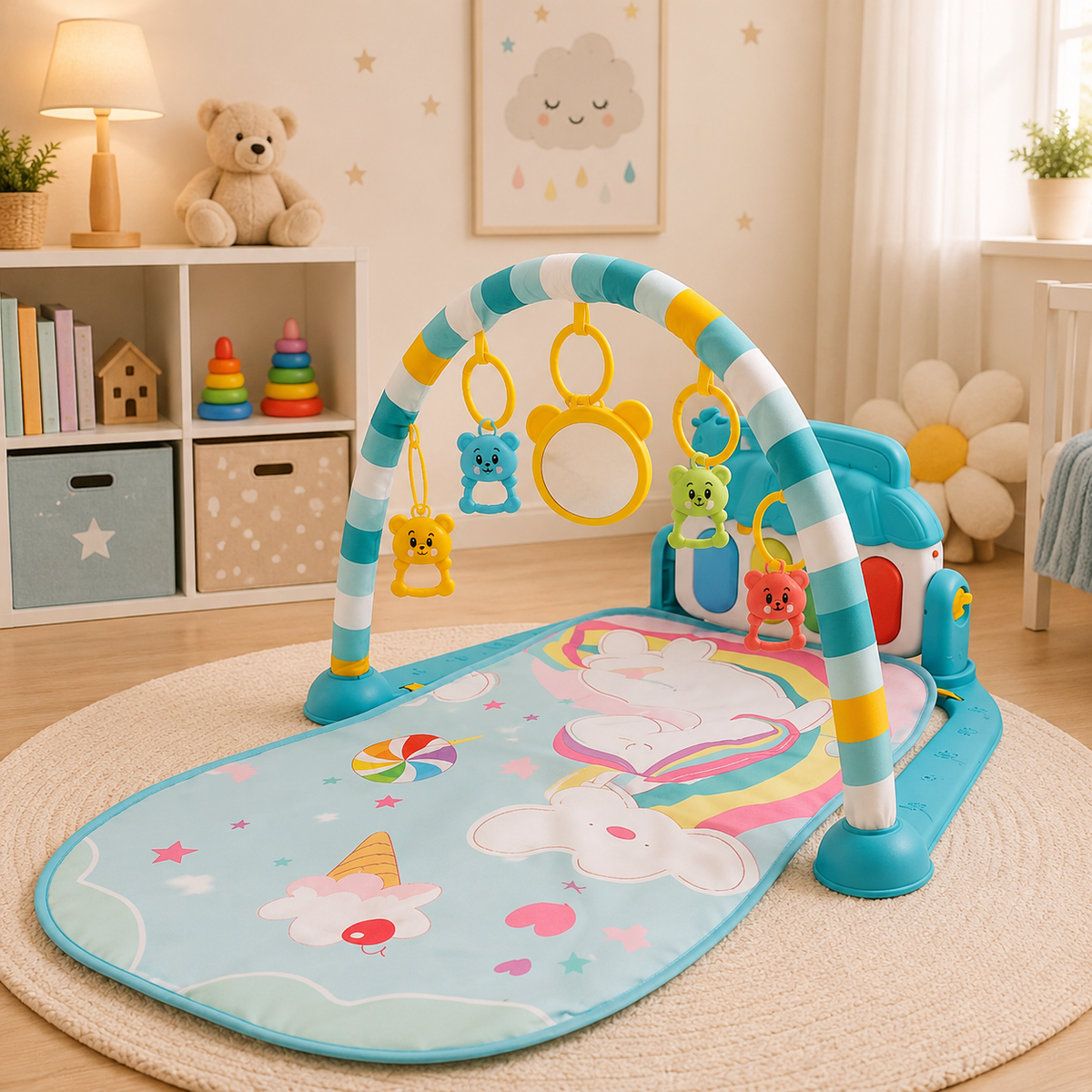 Tapis Eveil Bebe Avec Arche Musical Avec Piano