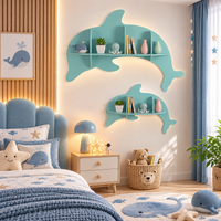 Bibliothèque Enfant Lot De 2 Dauphins
