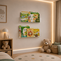 BIBLIOTHEQUE ENFANT Acrylique Mural
