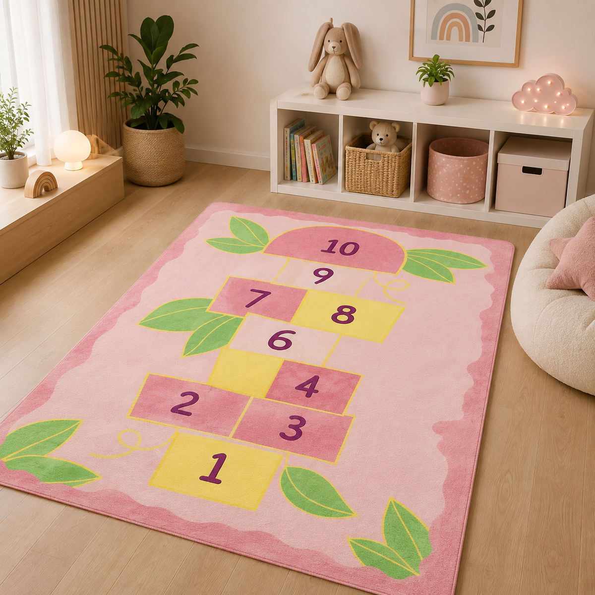 Tapis Lavable En Machine Marelle Enfant