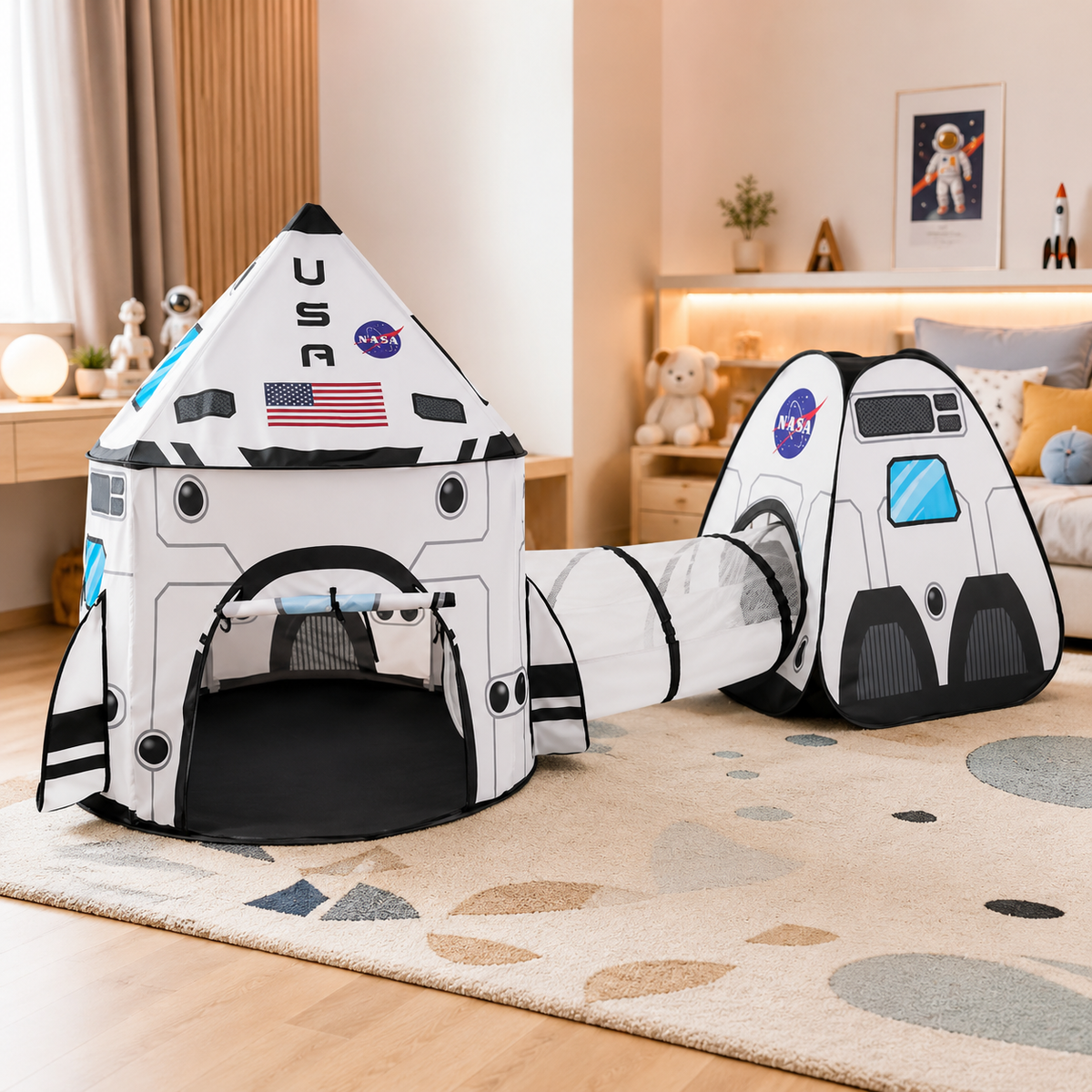 Tente Enfant Pop-Up Thème Spatial