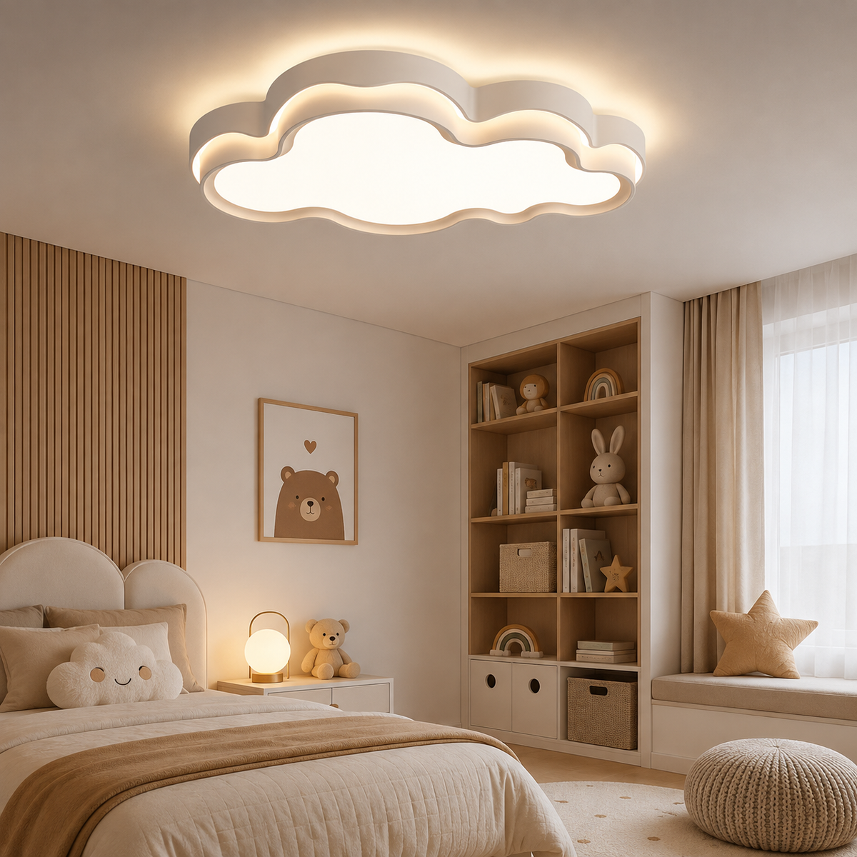 Plafonnier Chambre Led En Forme De Nuage