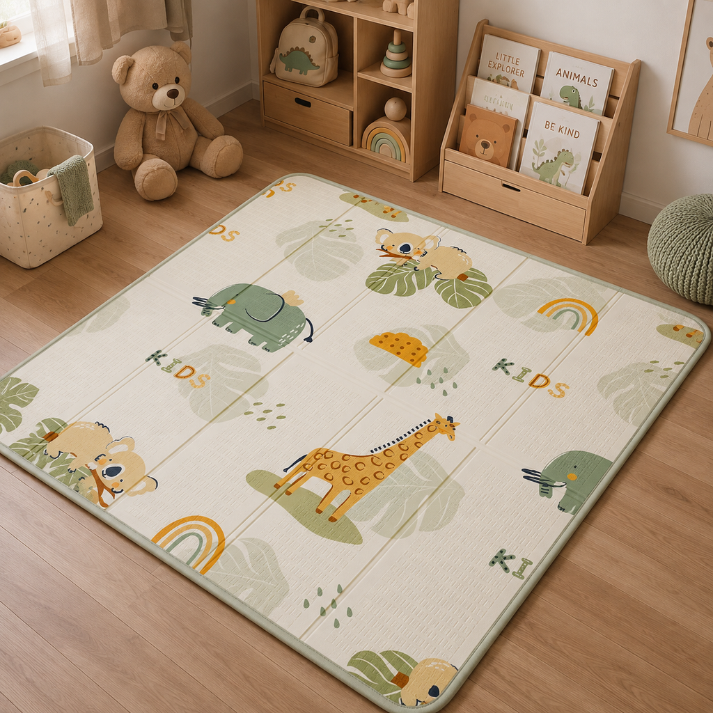 Tapis Eveil Bebe Pliable Mousse XPE