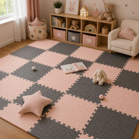 Tapis D Eveil Bebe Beige Puzzle Mousse EVA