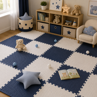 Tapis D Eveil Bebe Beige Puzzle Mousse EVA