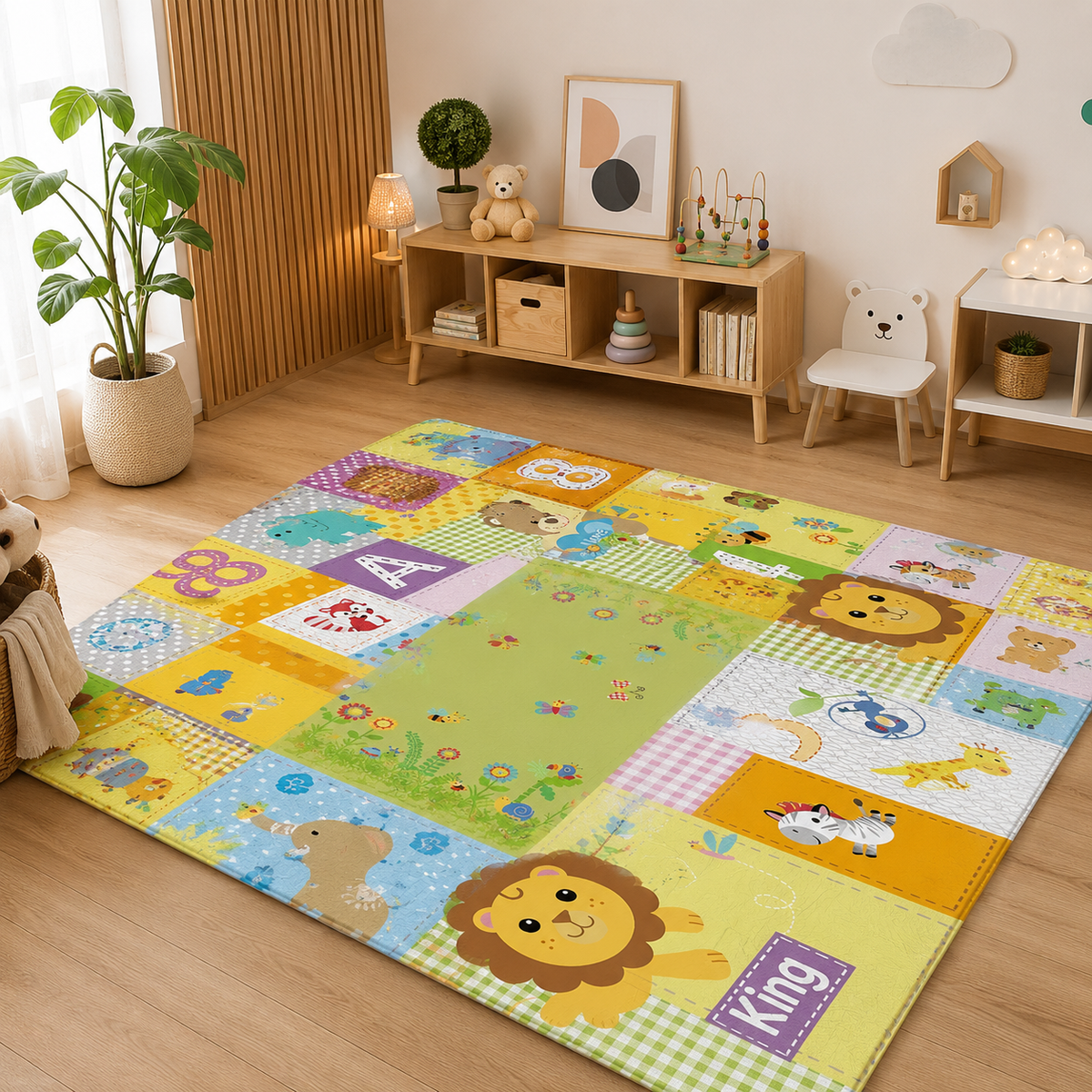 Grand Tapis Eveil Bebe Pliable Mousse XPE