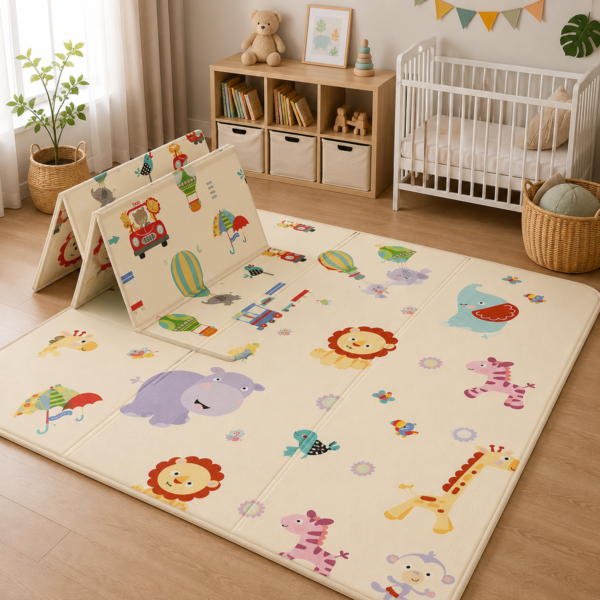 Grand Tapis Eveil Bebe Pliable Mousse XPE