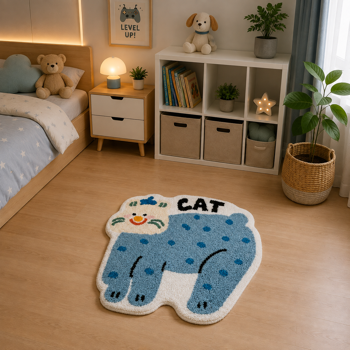 Tapis Chambre Enfant Original & Coloré Antidérapant