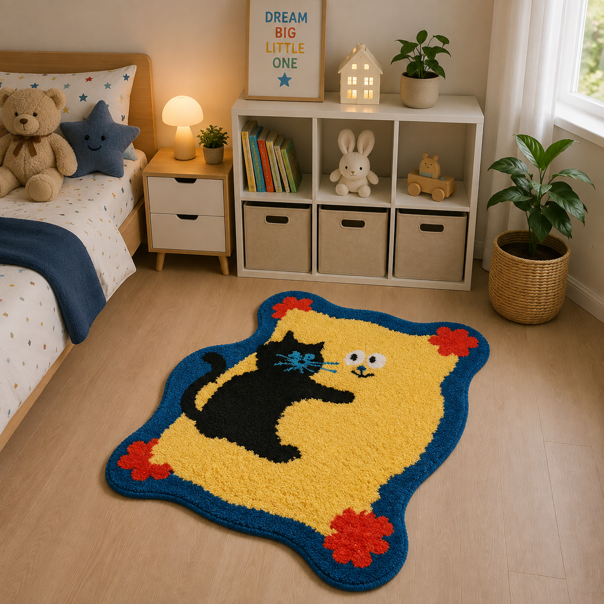 Tapis Chambre Enfant Original & Coloré Antidérapant