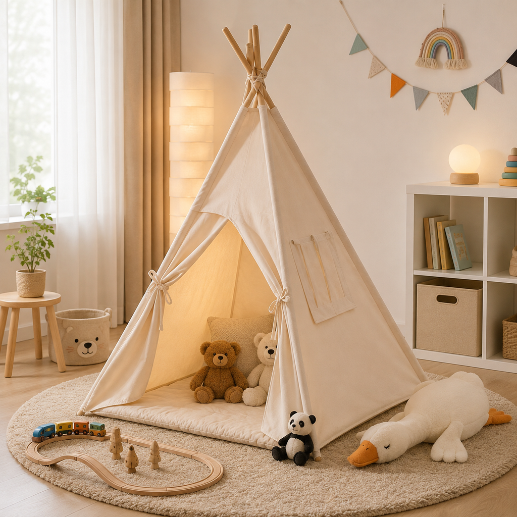 TIPI ENFANTS Toile De Jeu Beige