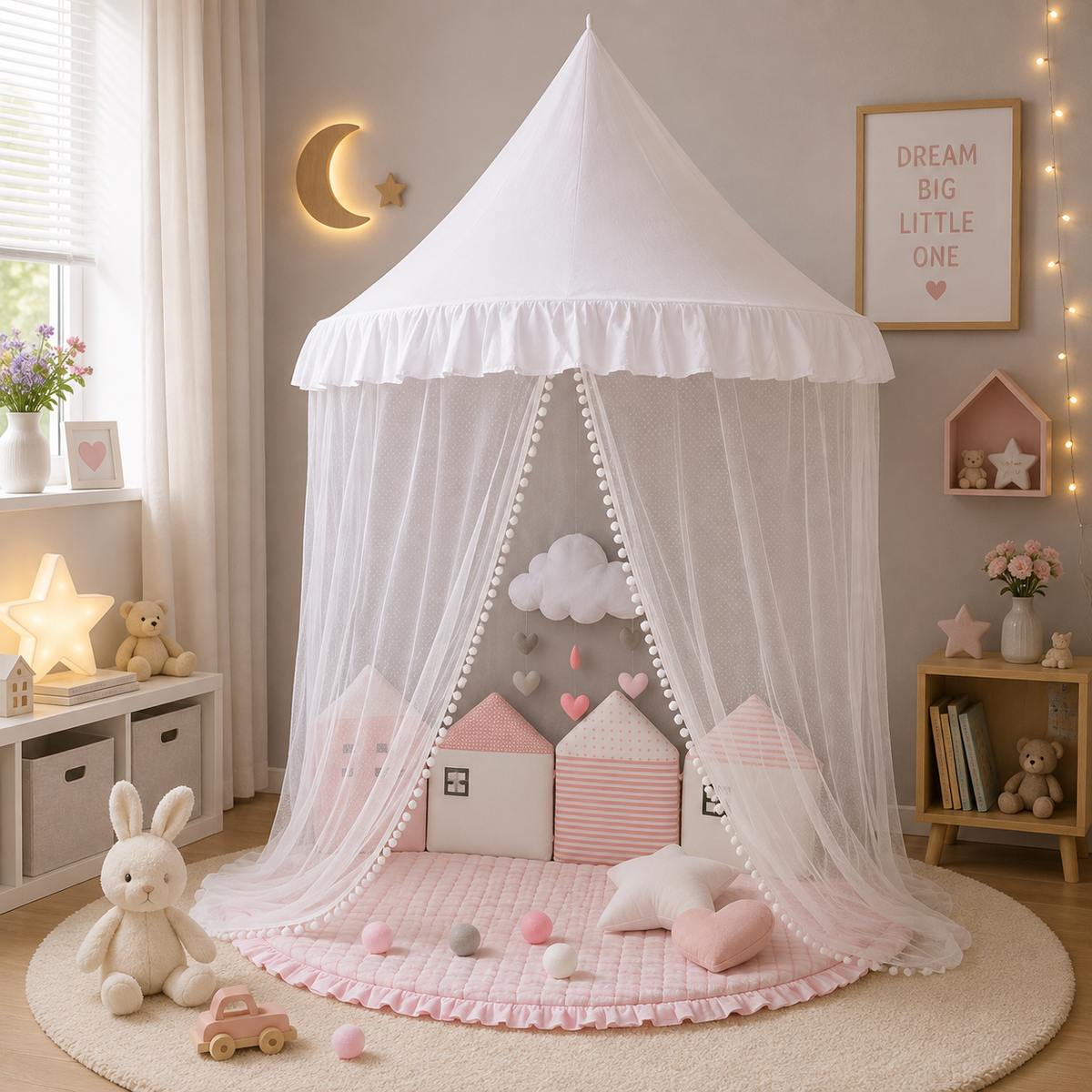 Tente Enfant En Coton Rose