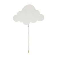 Veilleuse Murale Pile En Forme De Nuage En Bois