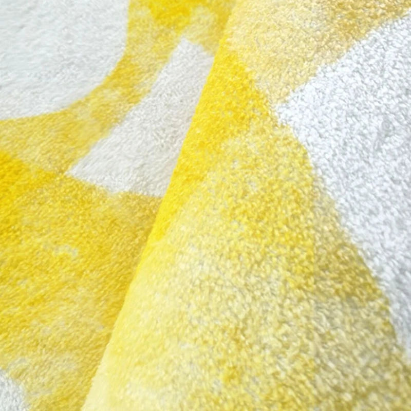 Tapis Fleur Forme Rose Et Crème