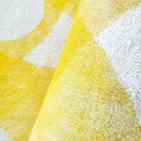 Tapis Fleur Forme Rose Et Crème