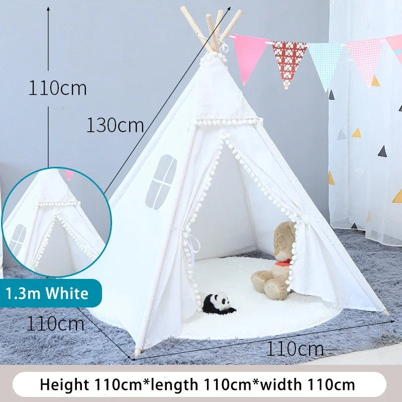 Grand Tipi Extérieur De Jeu Beige