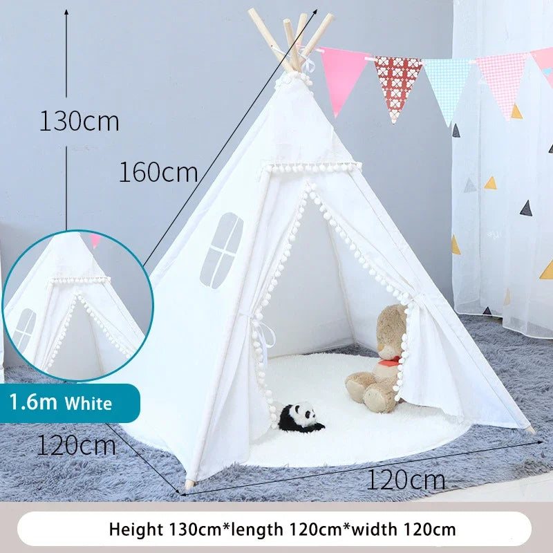 Grand Tipi Extérieur De Jeu Beige