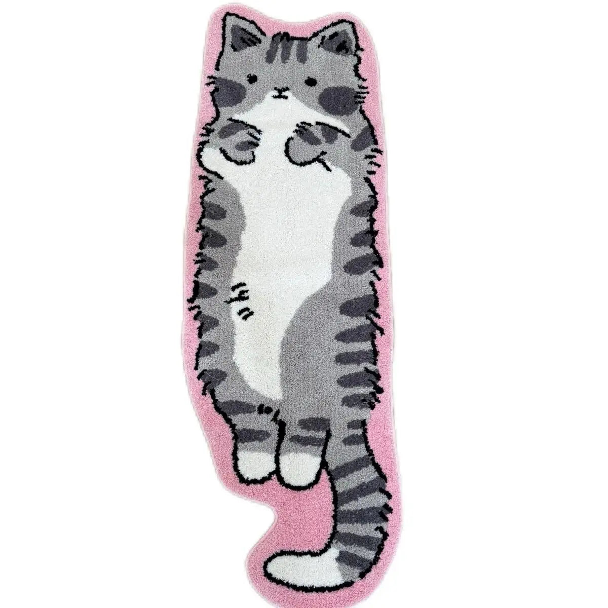 Tapis Descente De Lit En Forme De Chat Tufté