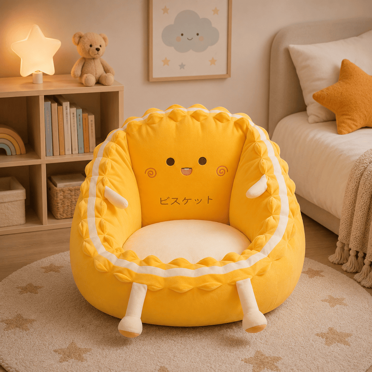 Ma boutique Fauteuil Enfant Moelleux – Petit Siège Confortable pour Chambre