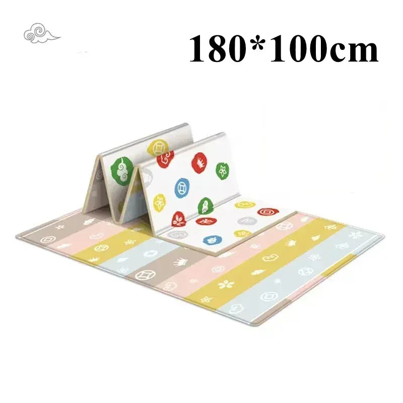 Ma boutique Grand Tapis d’Éveil Bébé Pliable en Mousse Motifs Colorés