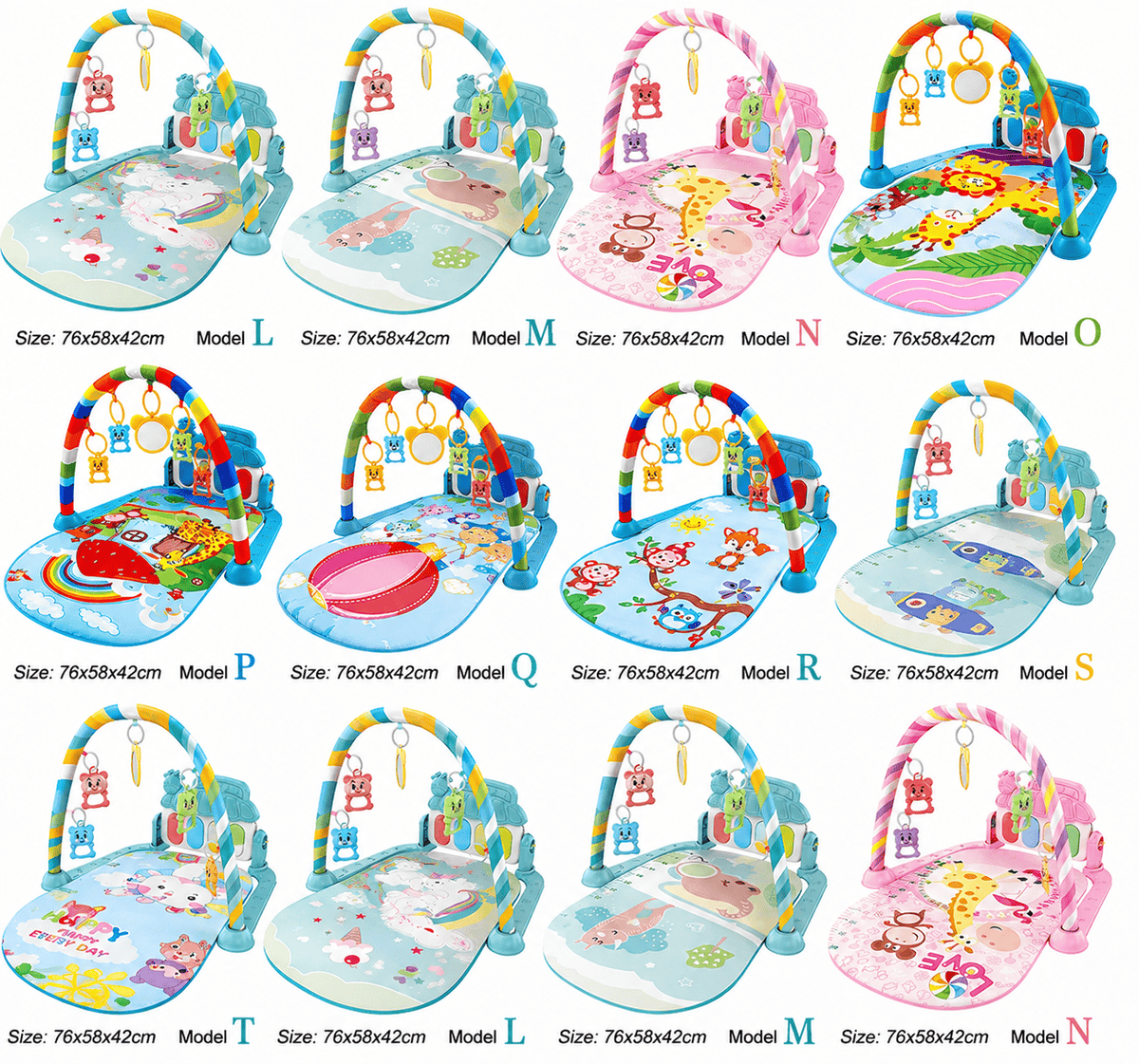 Ma boutique Tapis éveil pour bébé Avec Arche Musical Avec Piano