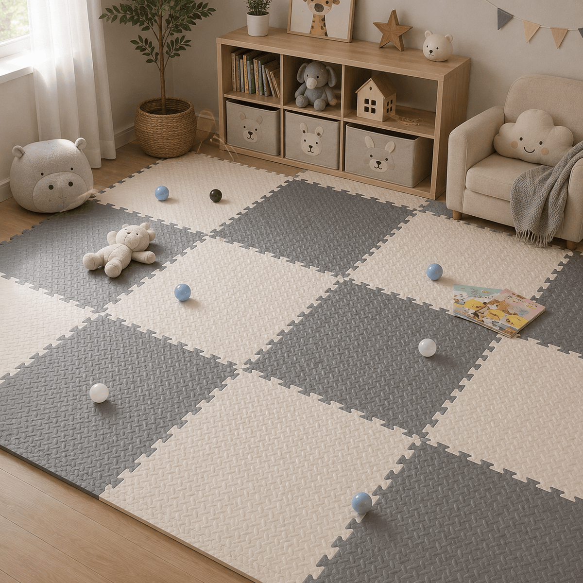 Ma boutique Tapis Puzzle Bébé en Mousse – Dalles de Sol Emboîtables