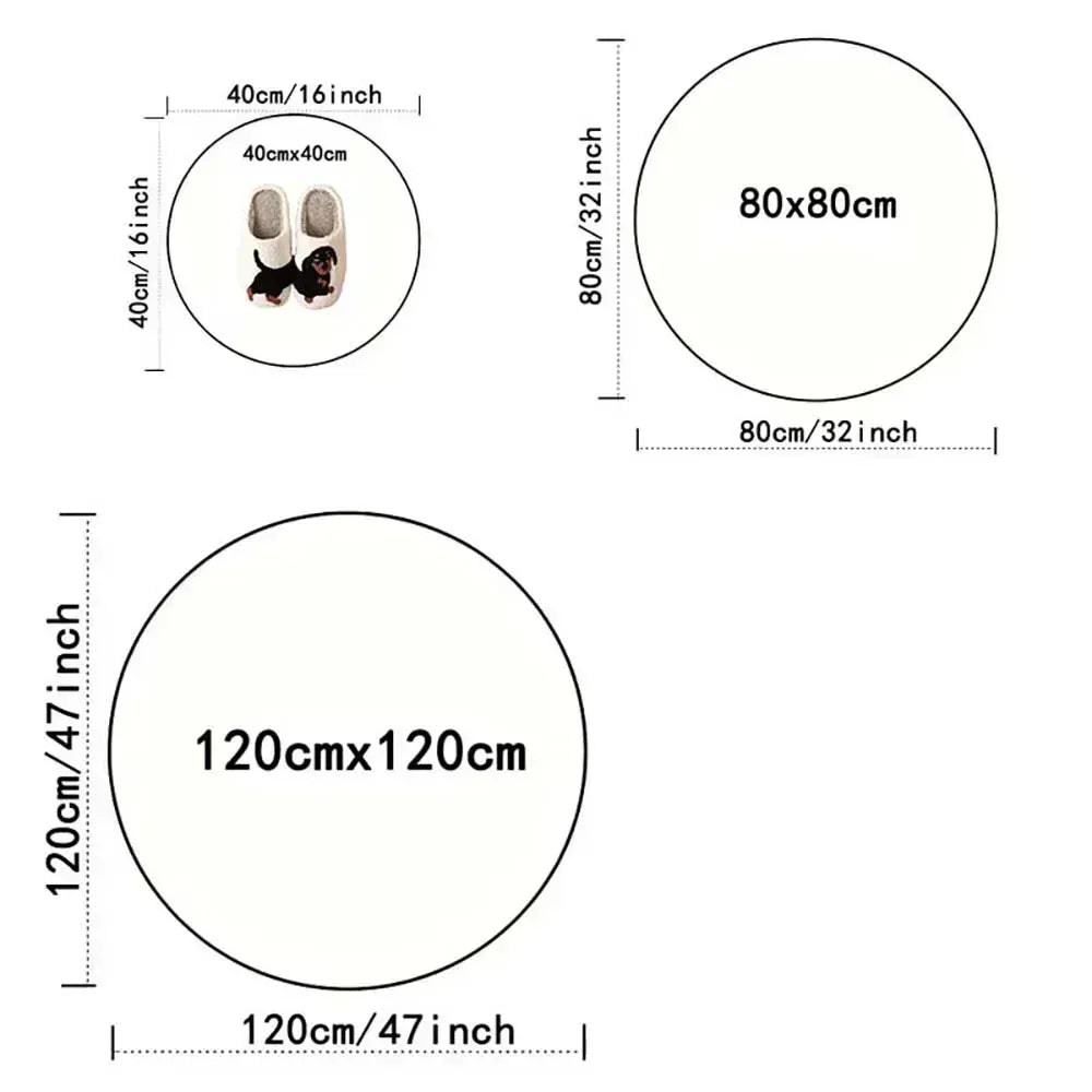 Ma boutique Tapis Rond Arc-en-Ciel Enfant – Tapis Chambre Pastel