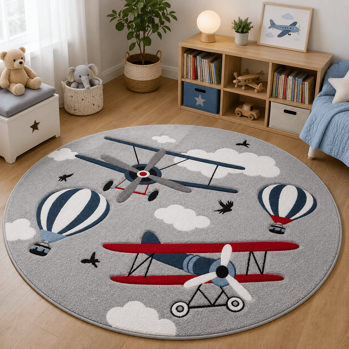 Ma boutique Tapis Rond Enfant Animaux – Décoration Chambre