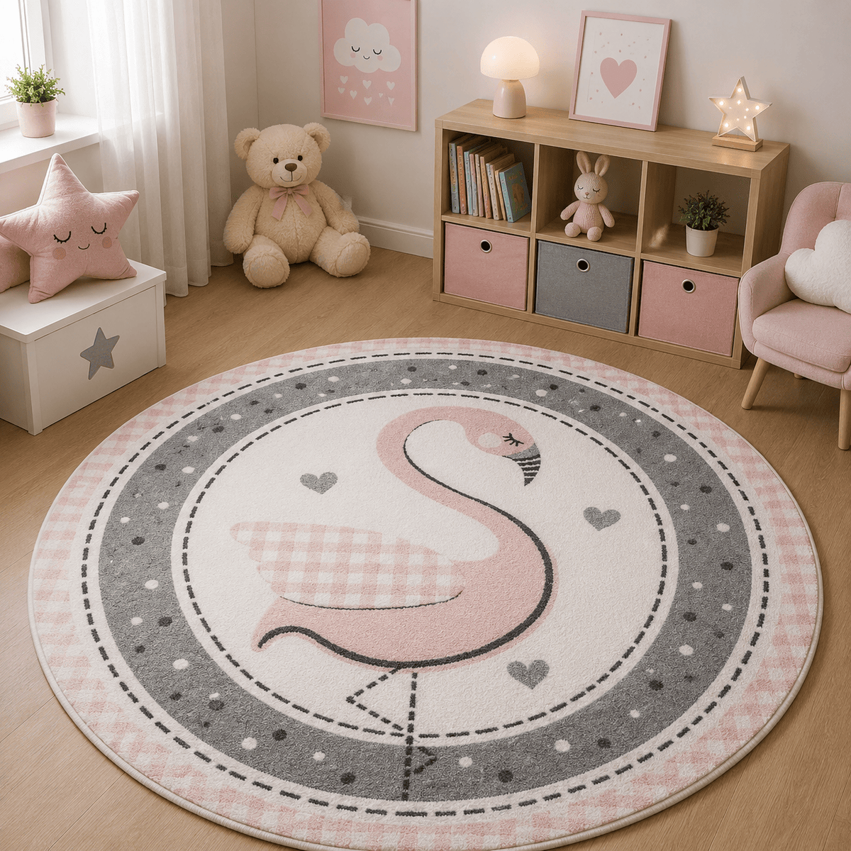 Ma boutique Tapis Rond Enfant Animaux – Décoration Chambre